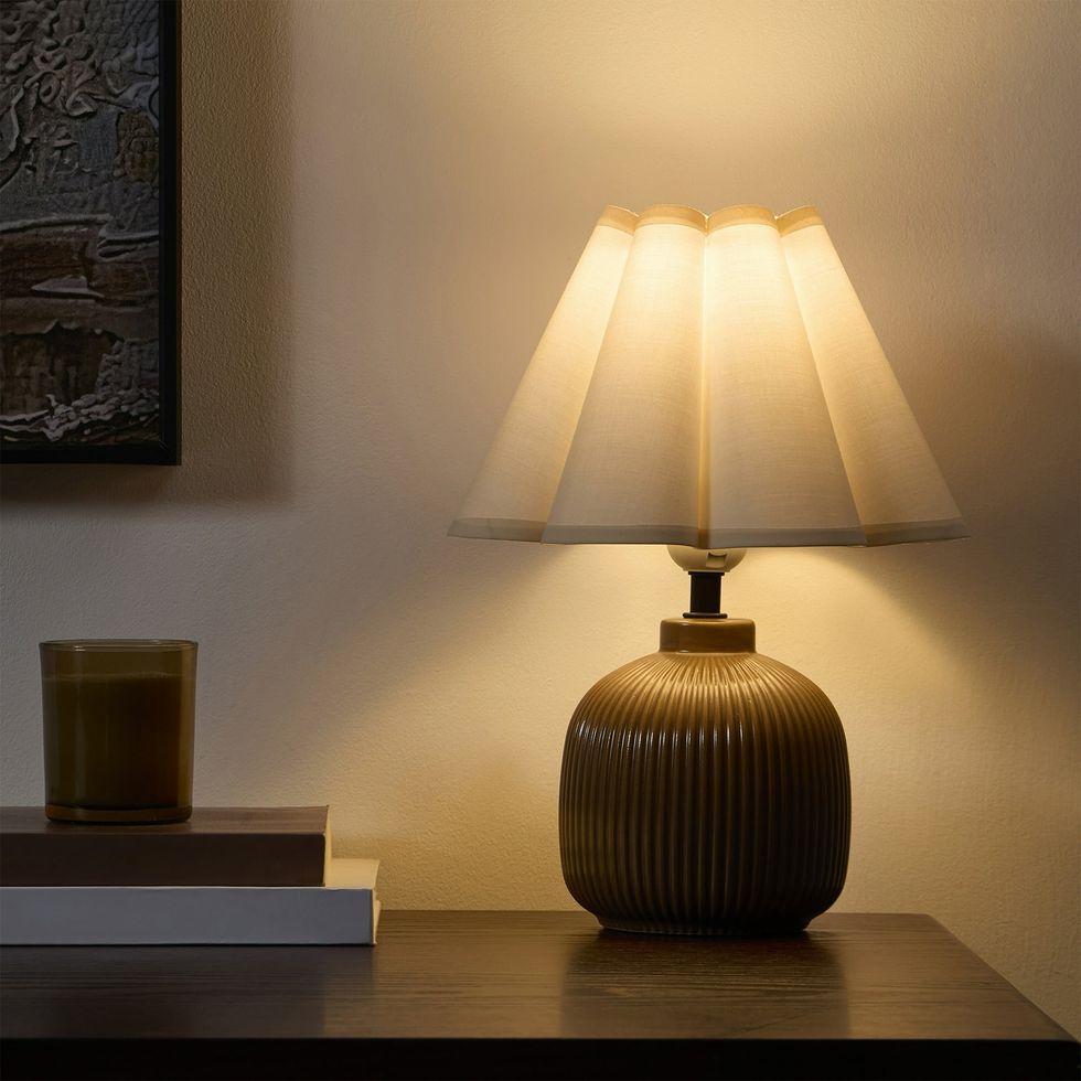 Home Decor Collection Brown Ceramic Table Lamp