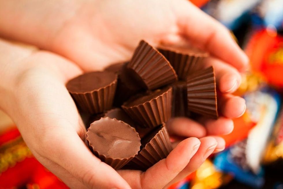 Homemade candy Peanut Butter Cups
