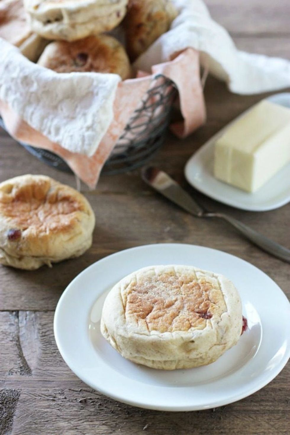 homemade-cranberry-walnut-english-muffins
