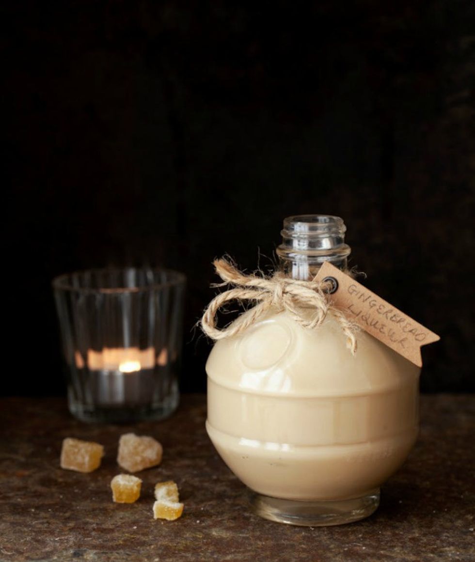 Homemade Gingerbread Cream Liqueur