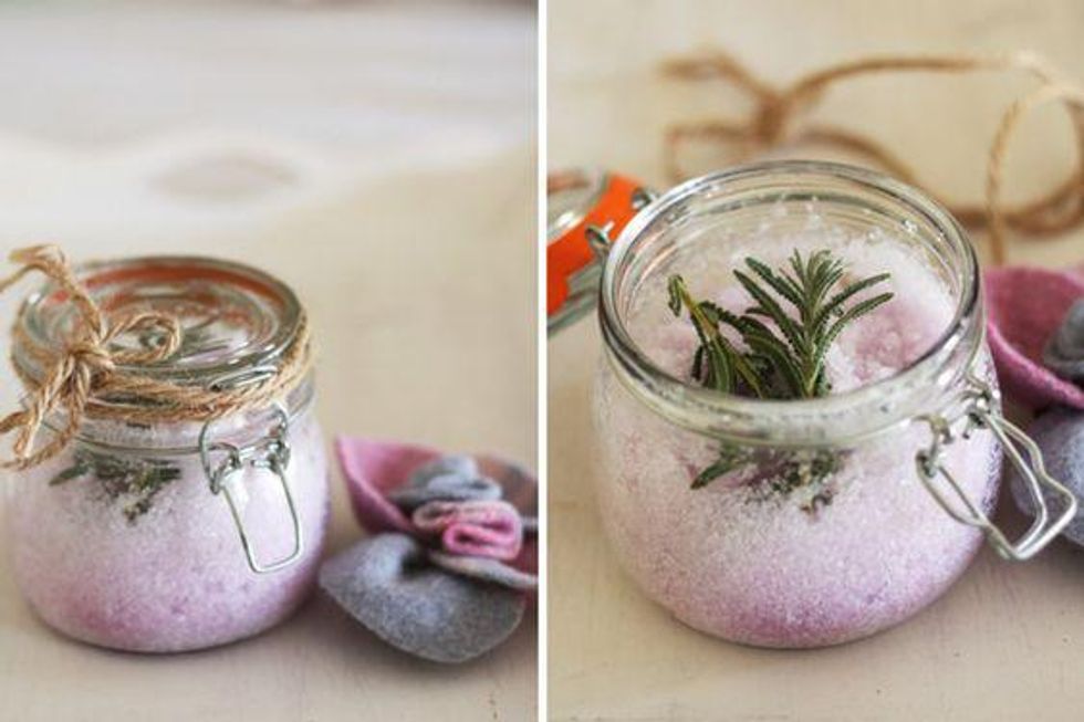Homemade Lavender Bath Salts