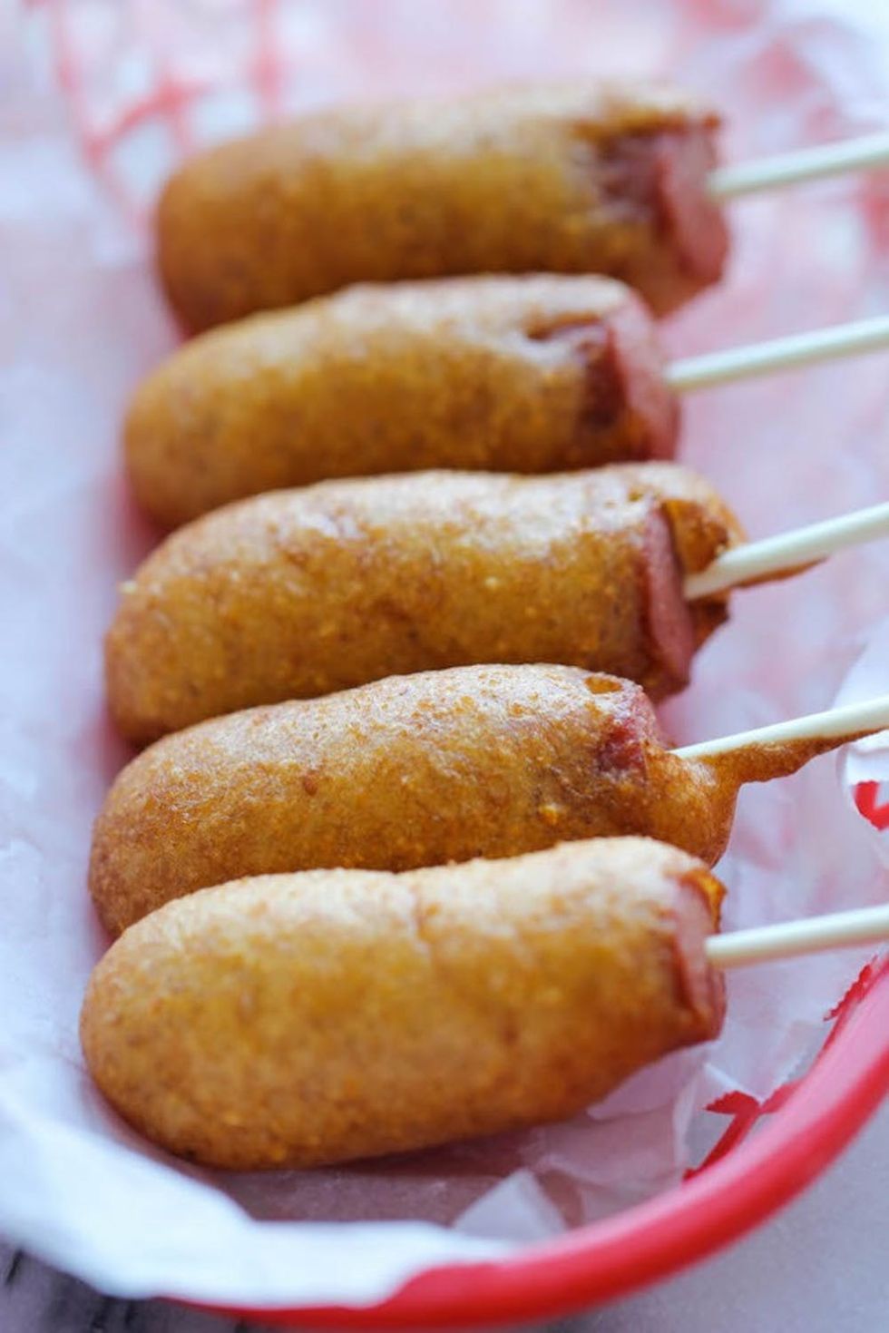 Homemade Mini Corn Dogs