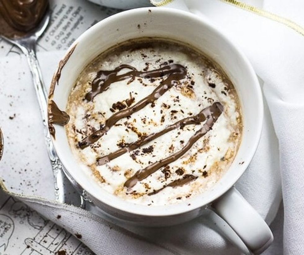 Homemade Nutella Mocha Latte