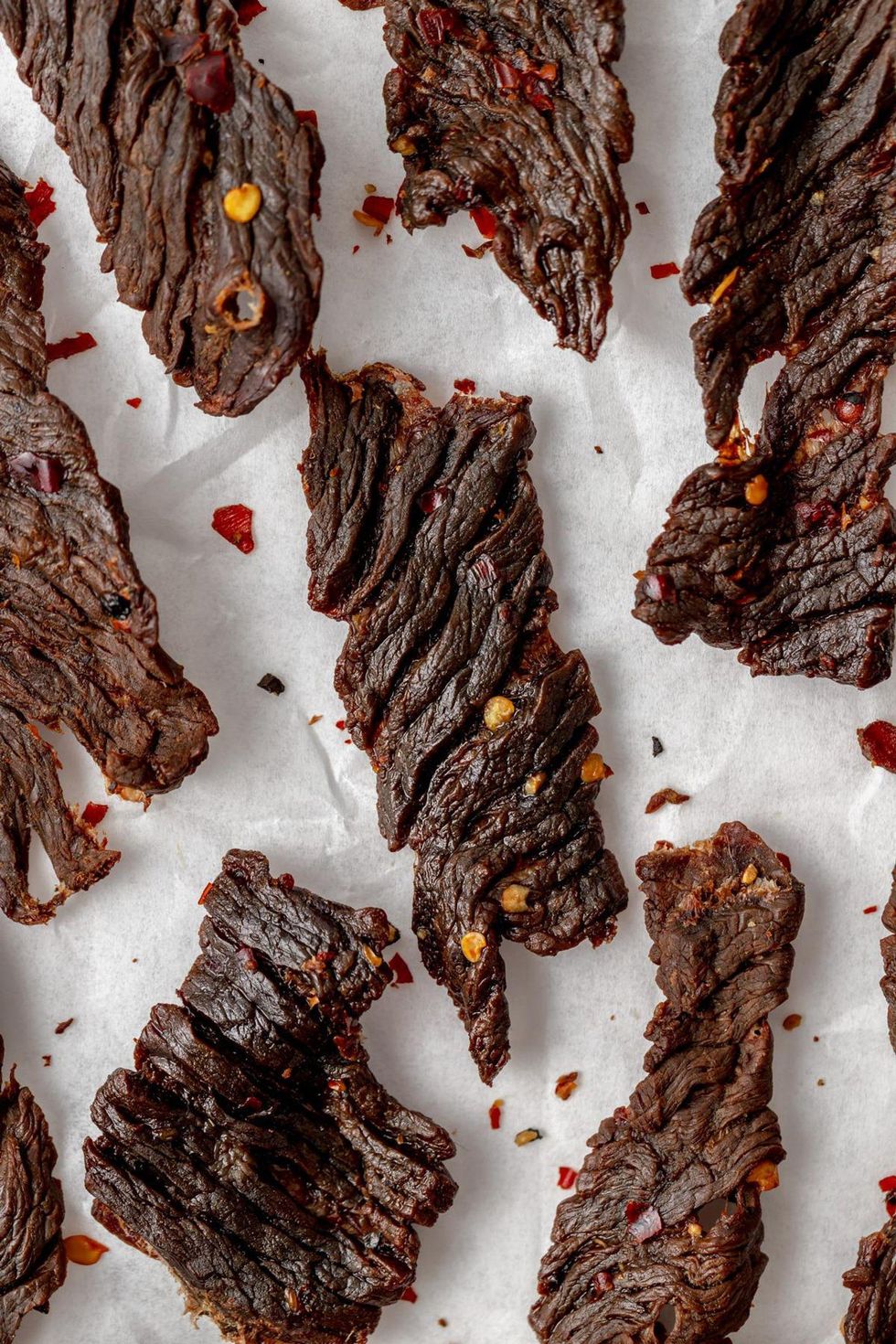 Homemade Oven Beef Jerky camping food recipe