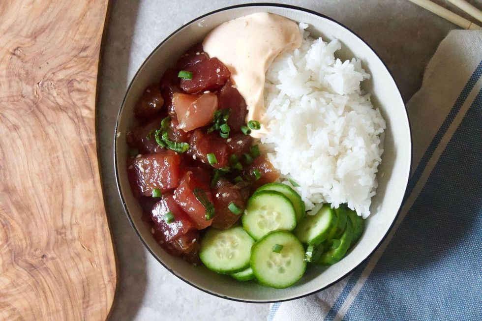 Homemade Poke Bowl