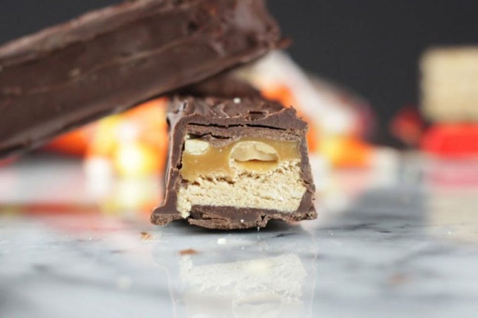 Homemade Snickers Bars