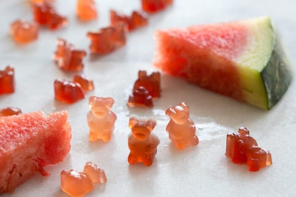 Homemade Sour Watermelon Fruit Chews