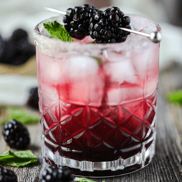 Honey Blackberry Smash Mocktail