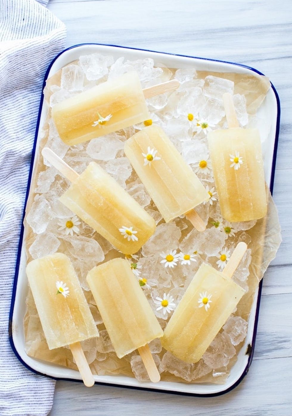 Honey Chamomile Popsicles sick day recipes