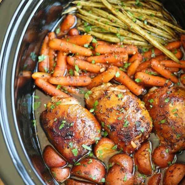 Honey Garlic Chicken and Veggies