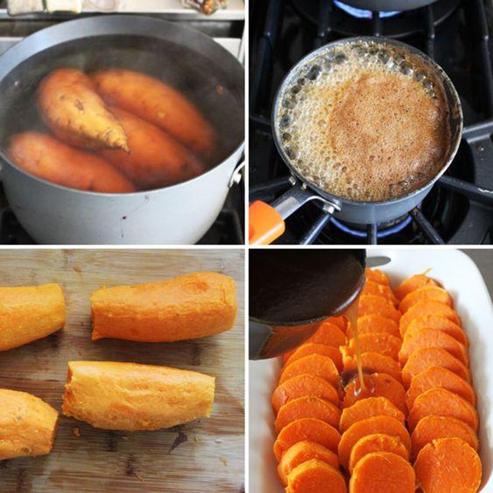 Honey-glazed Sweet Potatoes