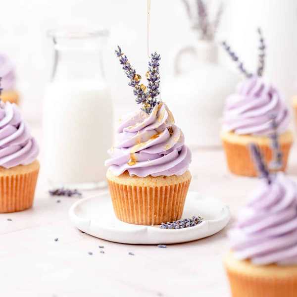 Honey Lavender Cupcakes