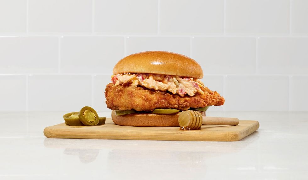 Honey Pepper Pimento Chicken Sandwich