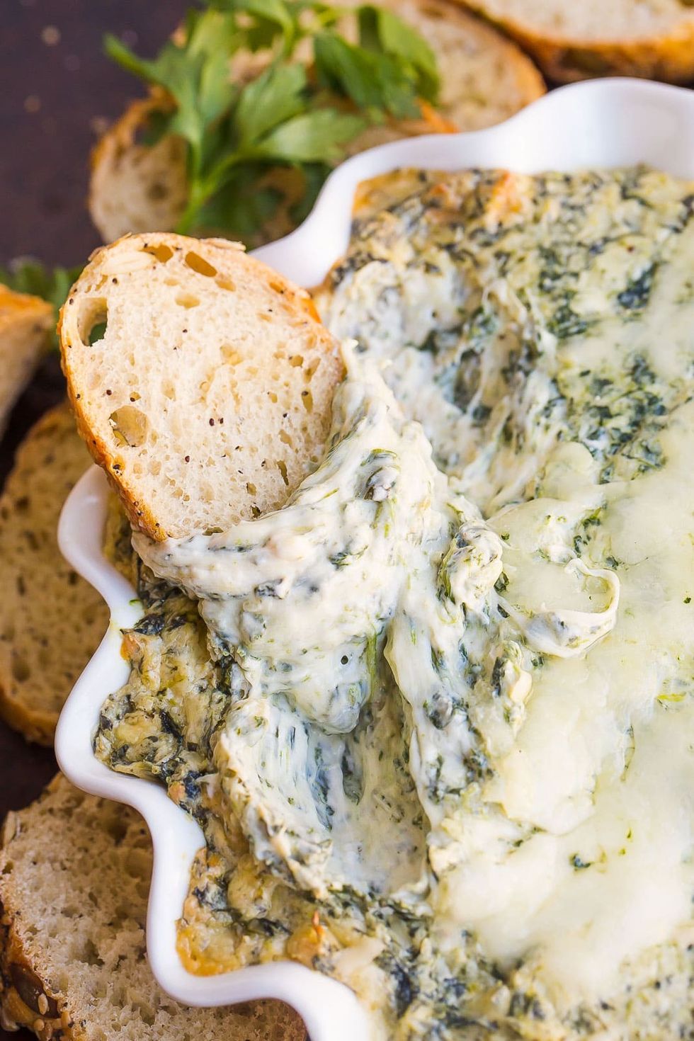 Hot Cheesy Spinach Dip Recipe