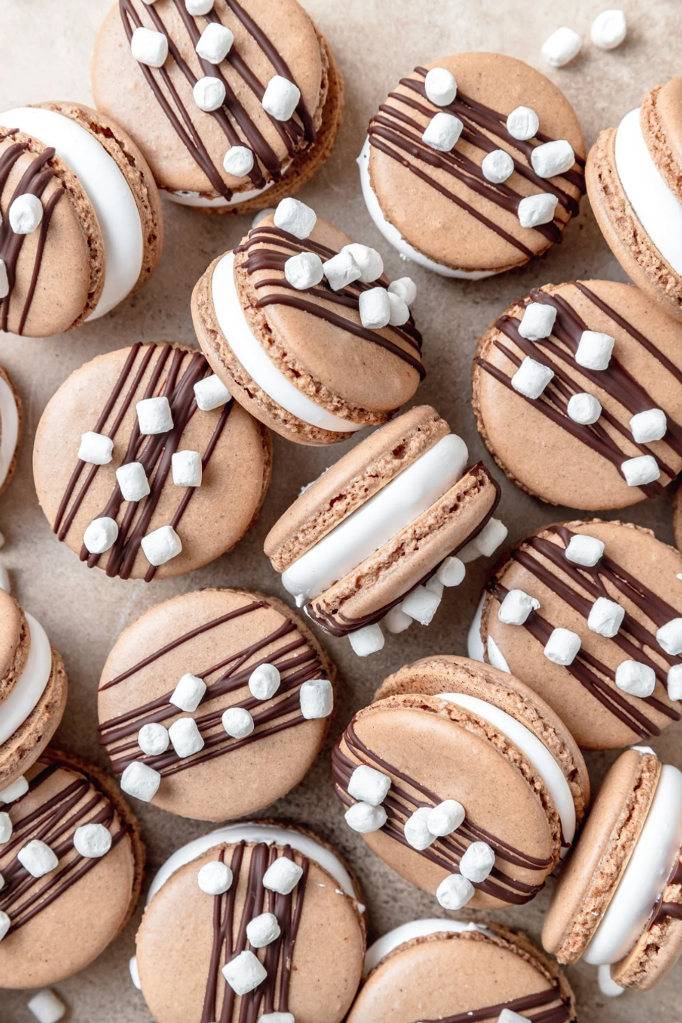 Hot Chocolate Macarons