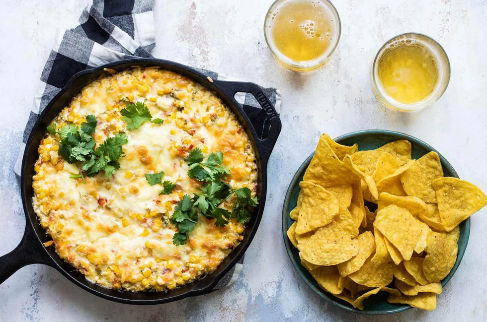 hot corn dip for super bowl party
