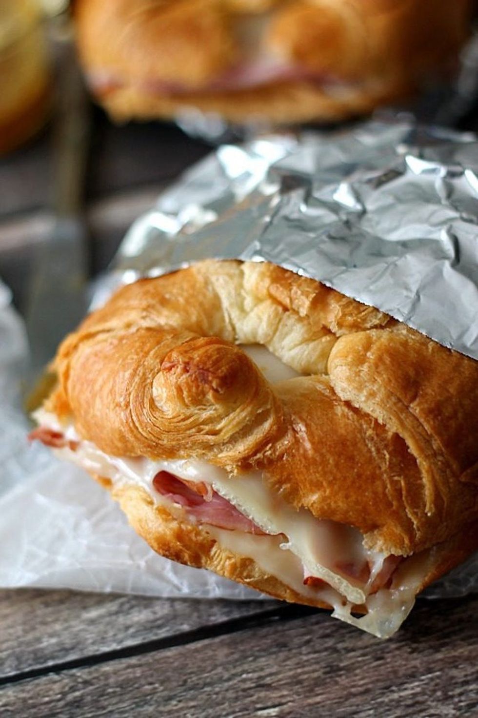 Hot Ham and Swiss Croissants Camping Recipes