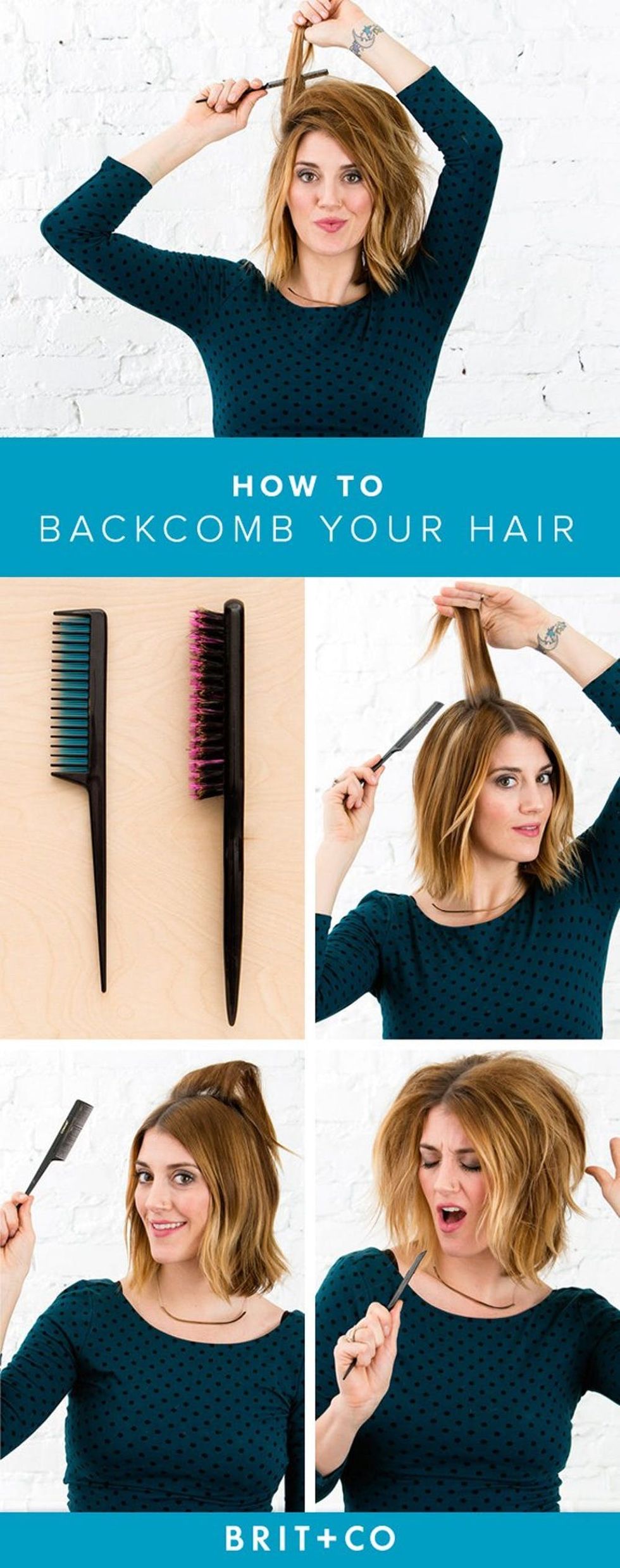 How-To-Backcomb-Your-Hair