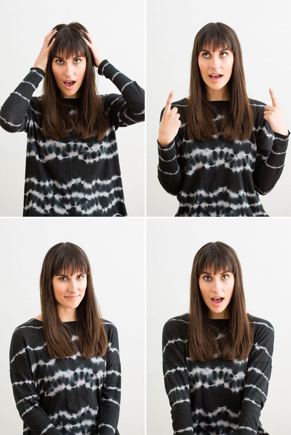 how to cut bangs before and after