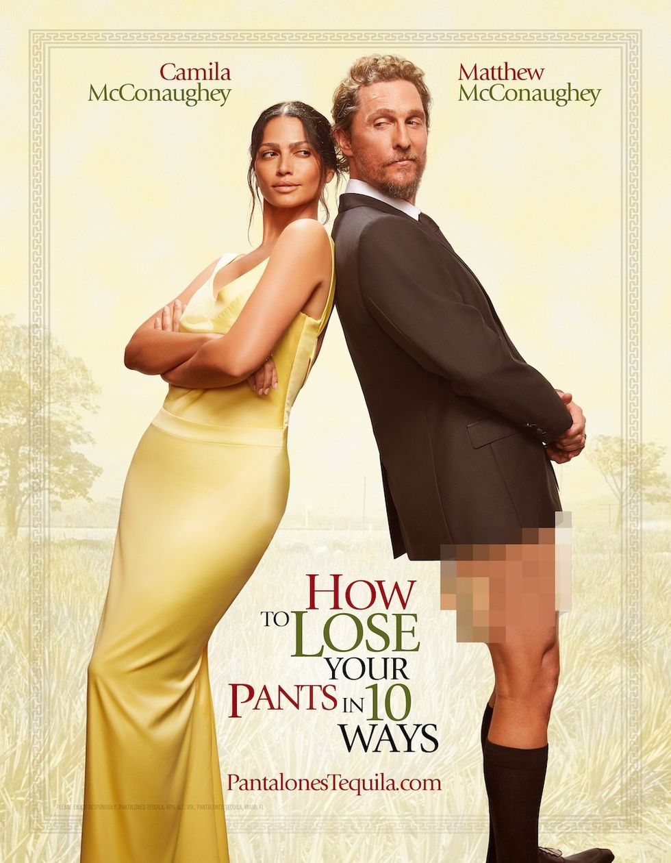 How To Lose A Guy In 10 Days poster Matthew McConaughey and Camila Alves McConaughey