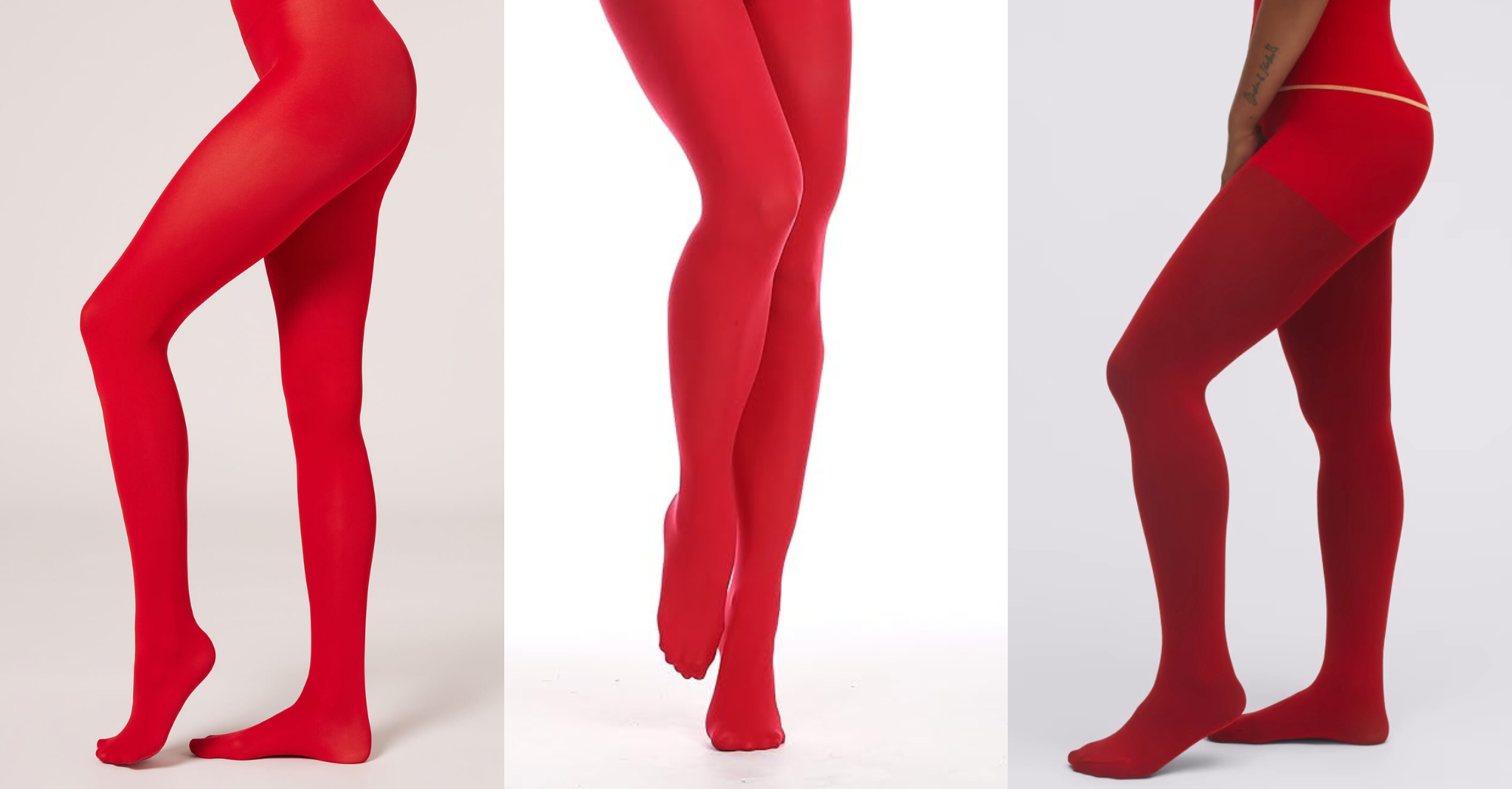 how to style red tights