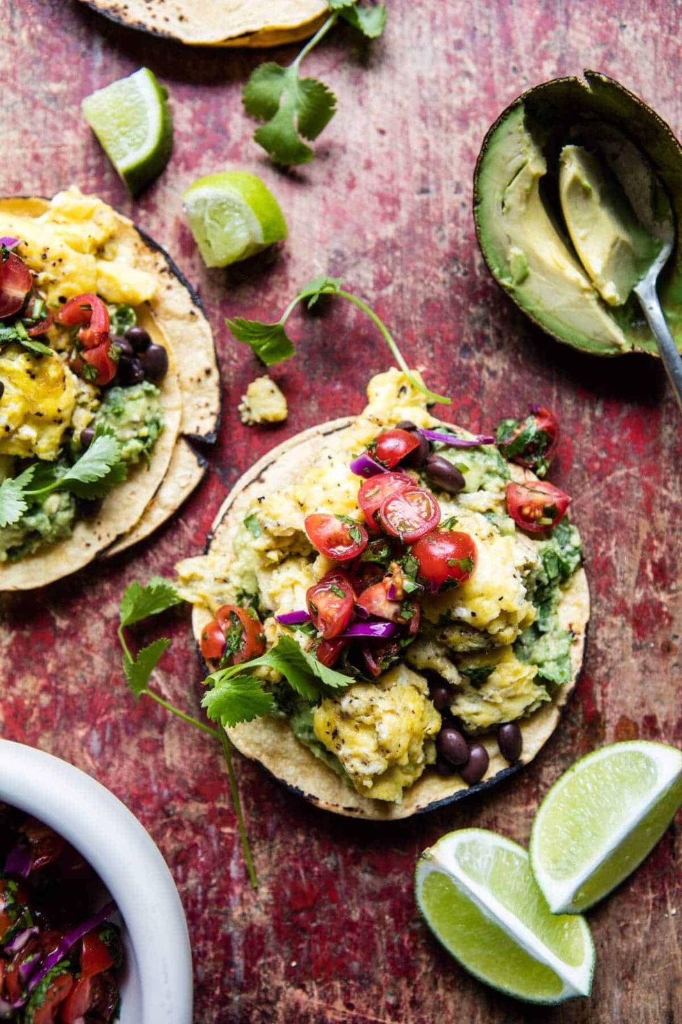 Huevos Rancheros Scrambled Eggs