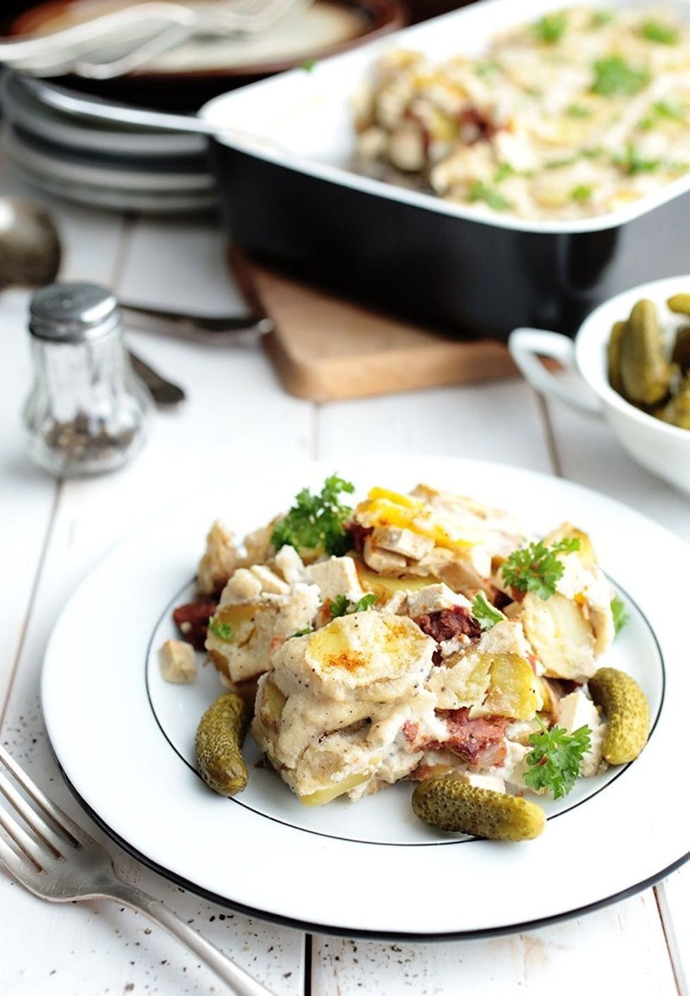Hungarian Potato vegan Casserole