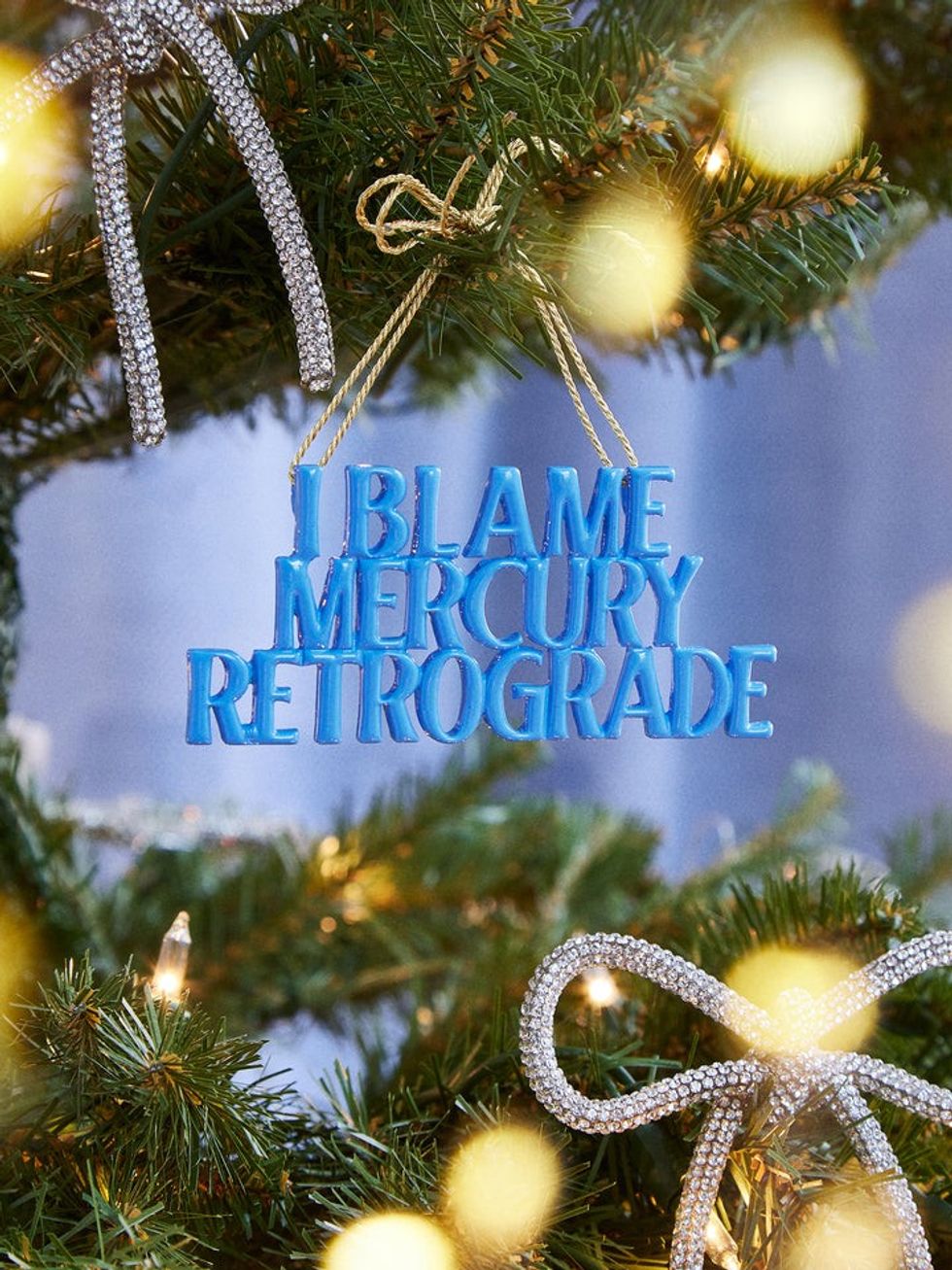 I Blame Mercury Retrograde Ornament