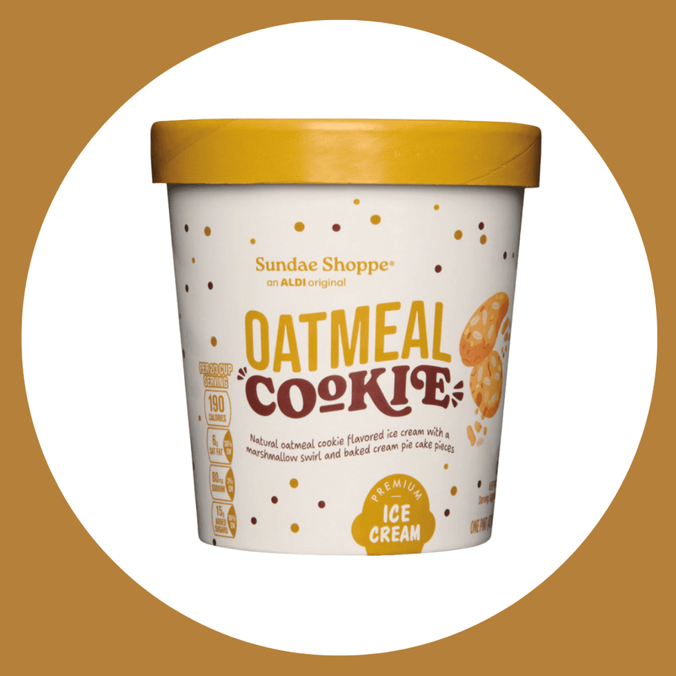 Ice Cream Pints, Oatmeal Cookie
