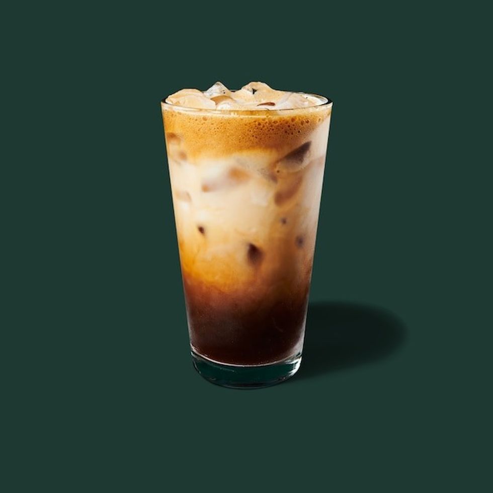 Iced Brown Sugar Shaken Espresso Healthy Starbucks Drinks