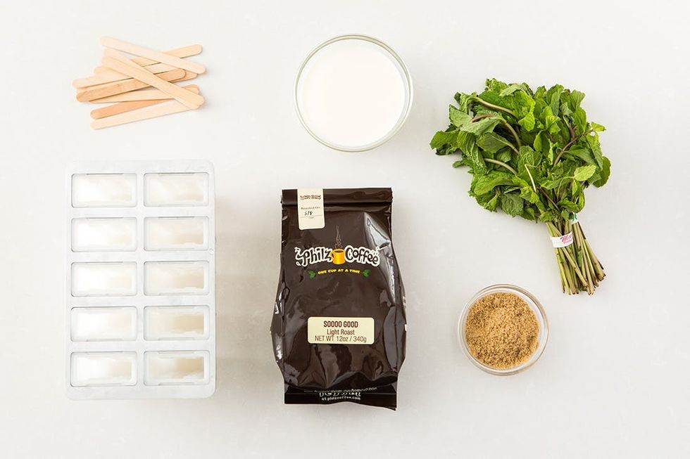 How to Make Mint Mojito Iced Coffee Popsicles Brit + Co
