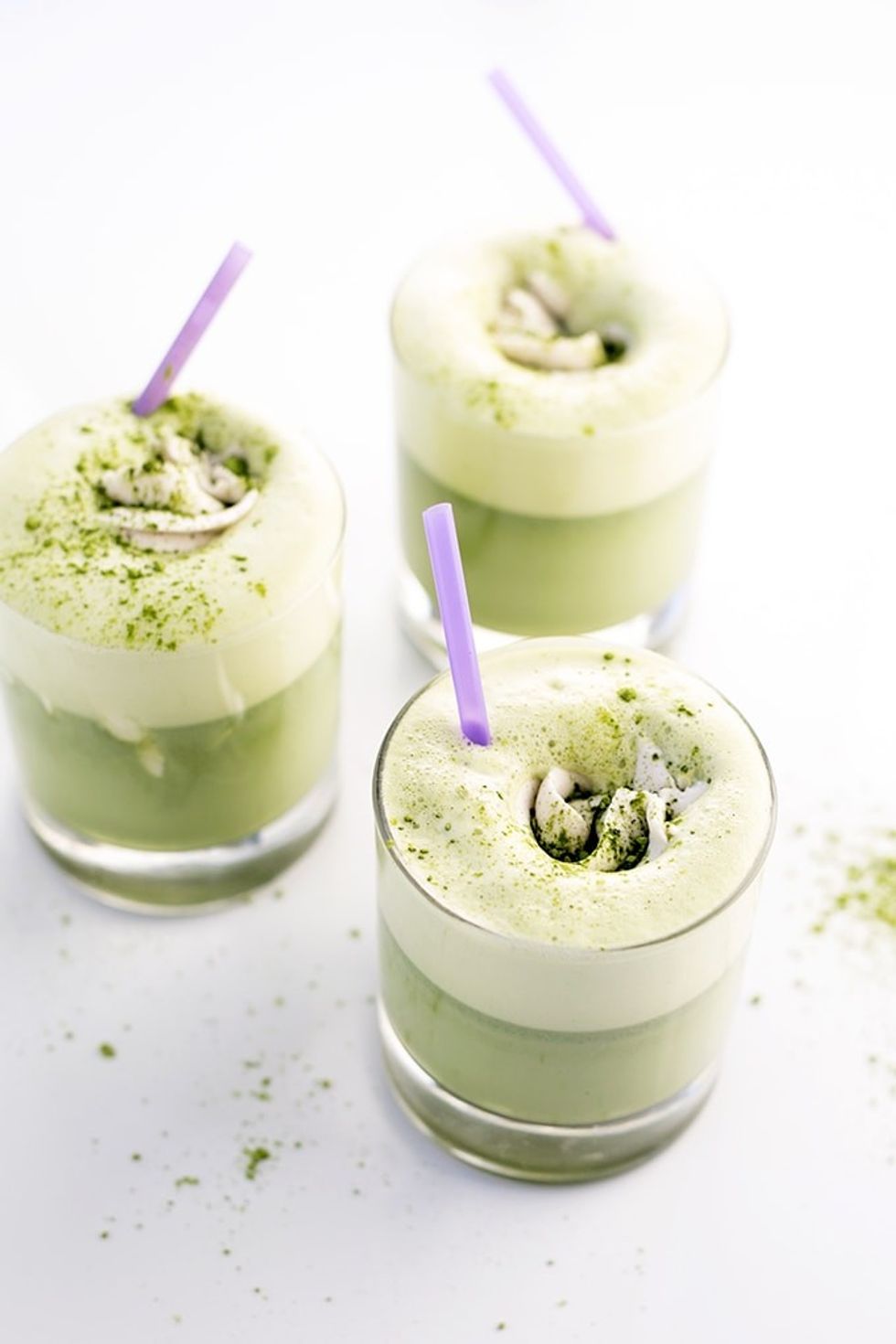 Iced Matcha Green Tea Frappuccinos