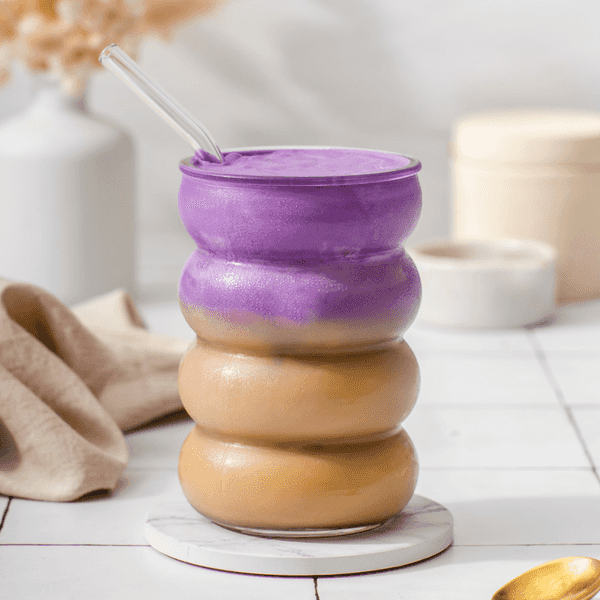 Iced Ube Latte coffee recipe