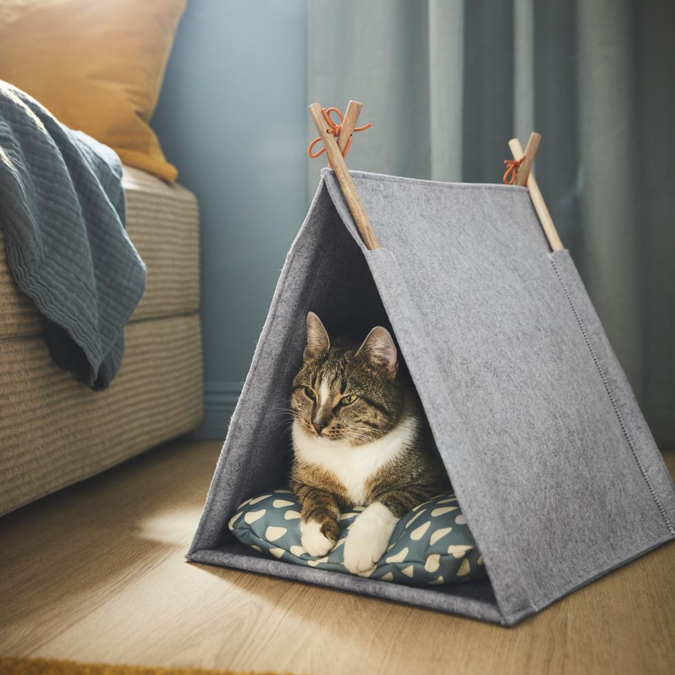 ikea pet collection cat tent