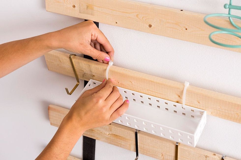Use IKEA Bed Slats to Keep Your Personal Space Organized Brit + Co