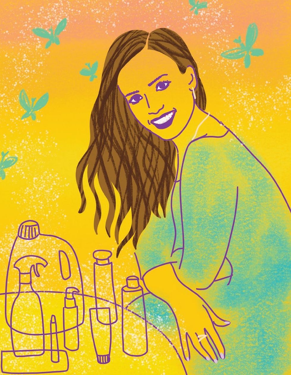 Illustration of Jessica Alba from Girl CEO