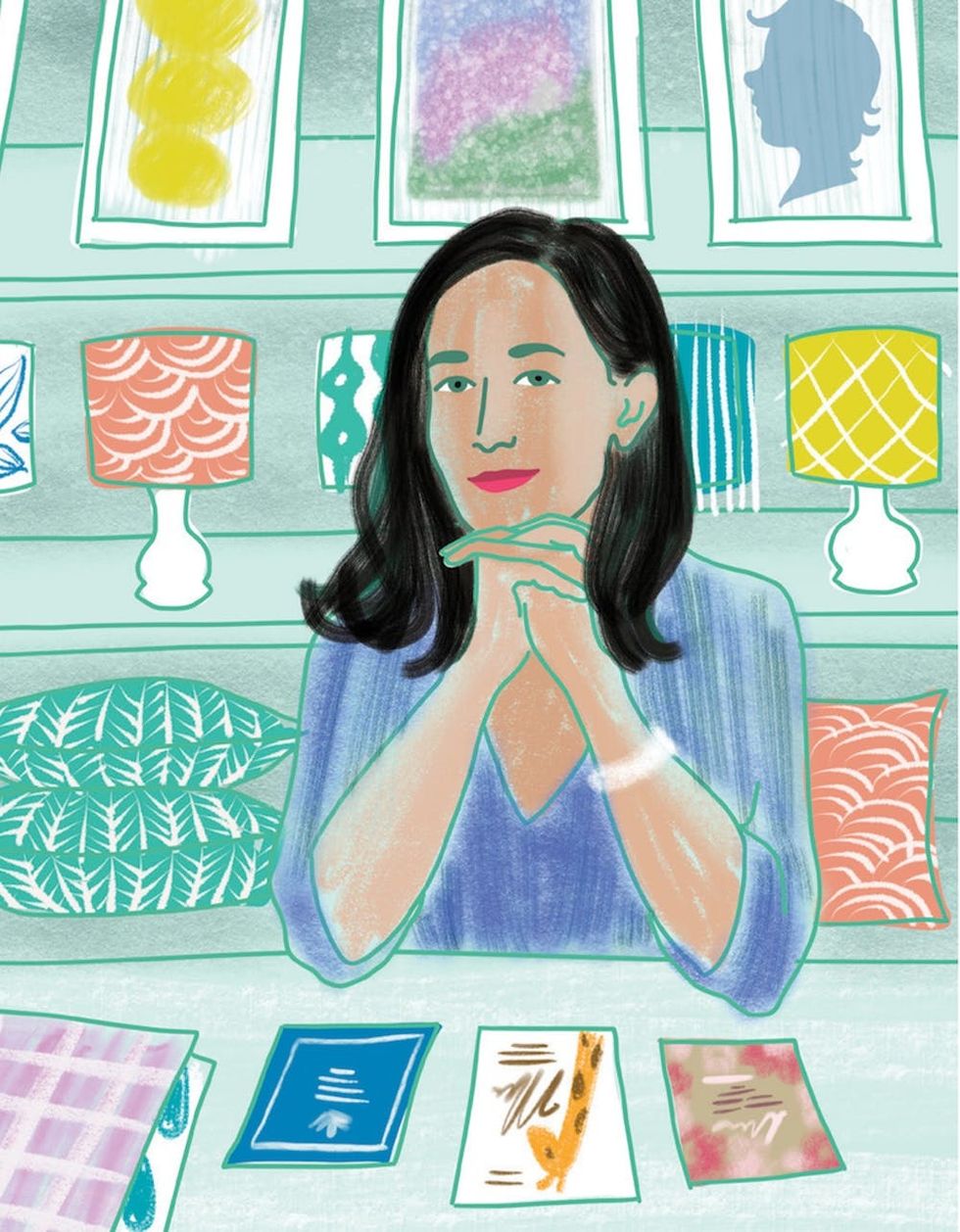 Illustration of Mariam Naficy from Girl CEO