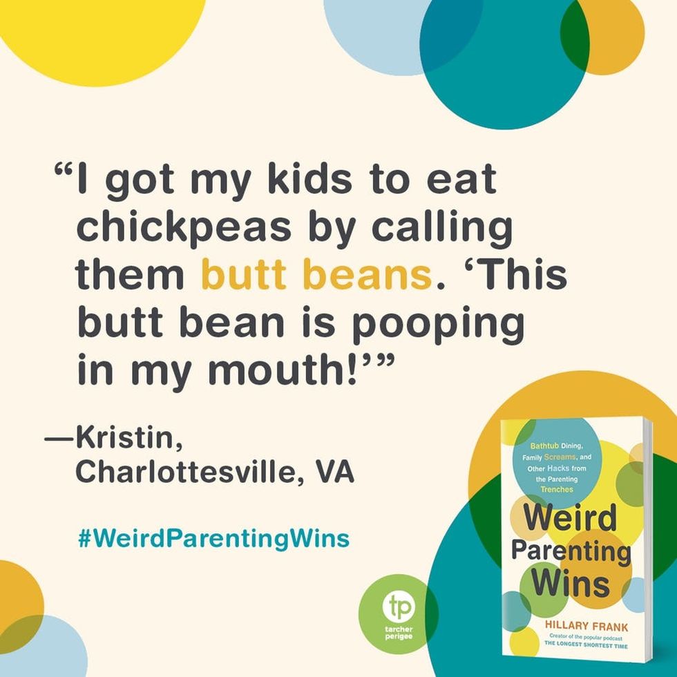 Image of Weird Parenting Win about chickpeas