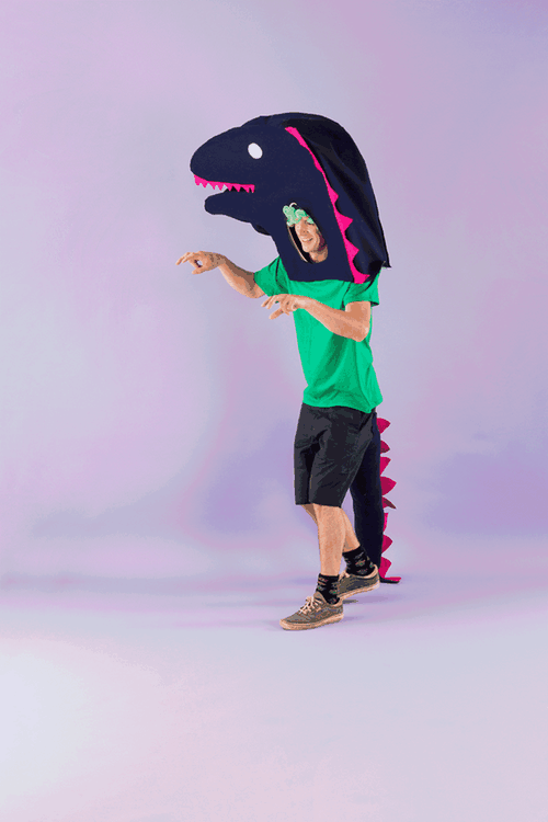 Velociraptor Costume Gif