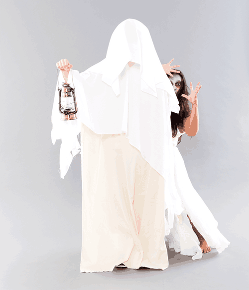 This DIY Ghost Halloween Costume Is Anything But Basic
