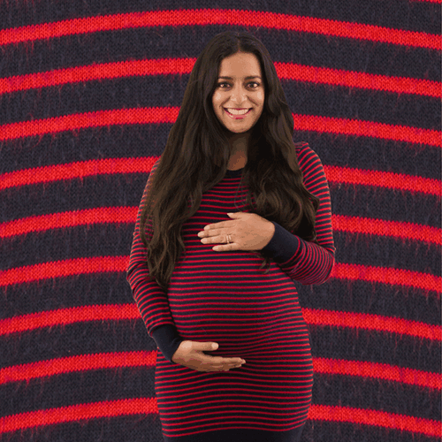 This Is What Happened When Our Creative Director Took the Most Colorful Maternity Photos EVER
