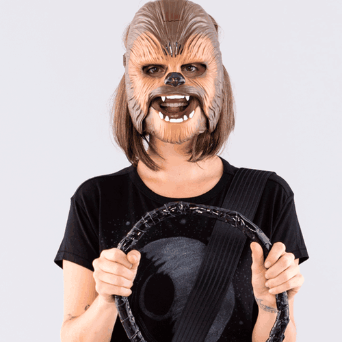 Ignite Chewbacca Mom’s Contagious Laughter With This Halloween Mask