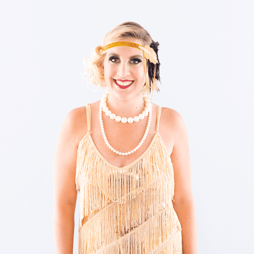 Last Minute Flapper Costume for Under $40 - Brit + Co
