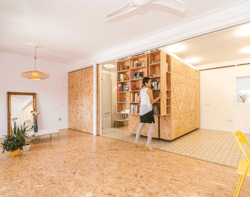 This Small Space Just Got Bigger With Movable Walls