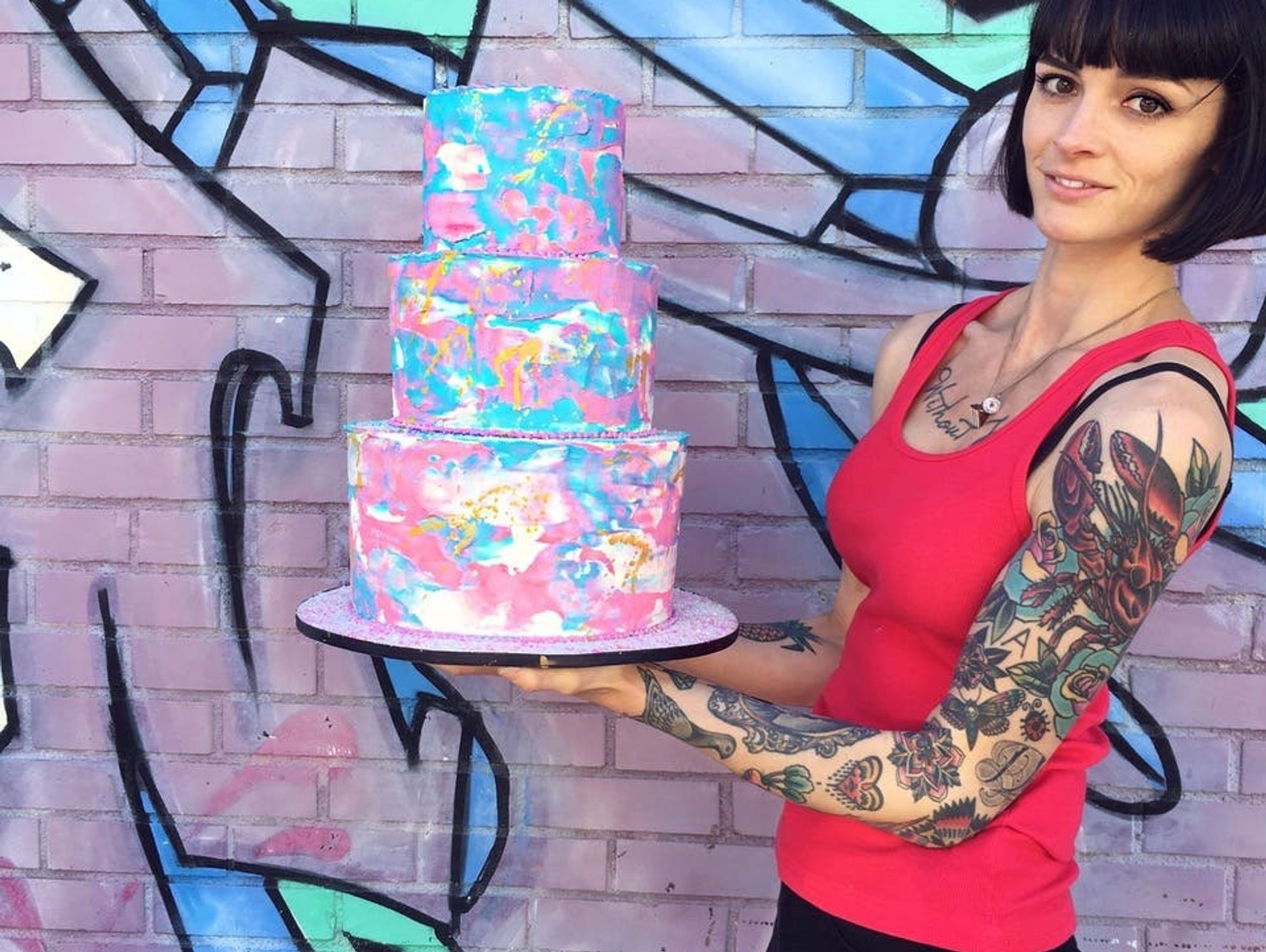 Creative Crushin This Former Model Turned Cake Artist Will Inspire You To Follow Your Effing Dreams Brit Co