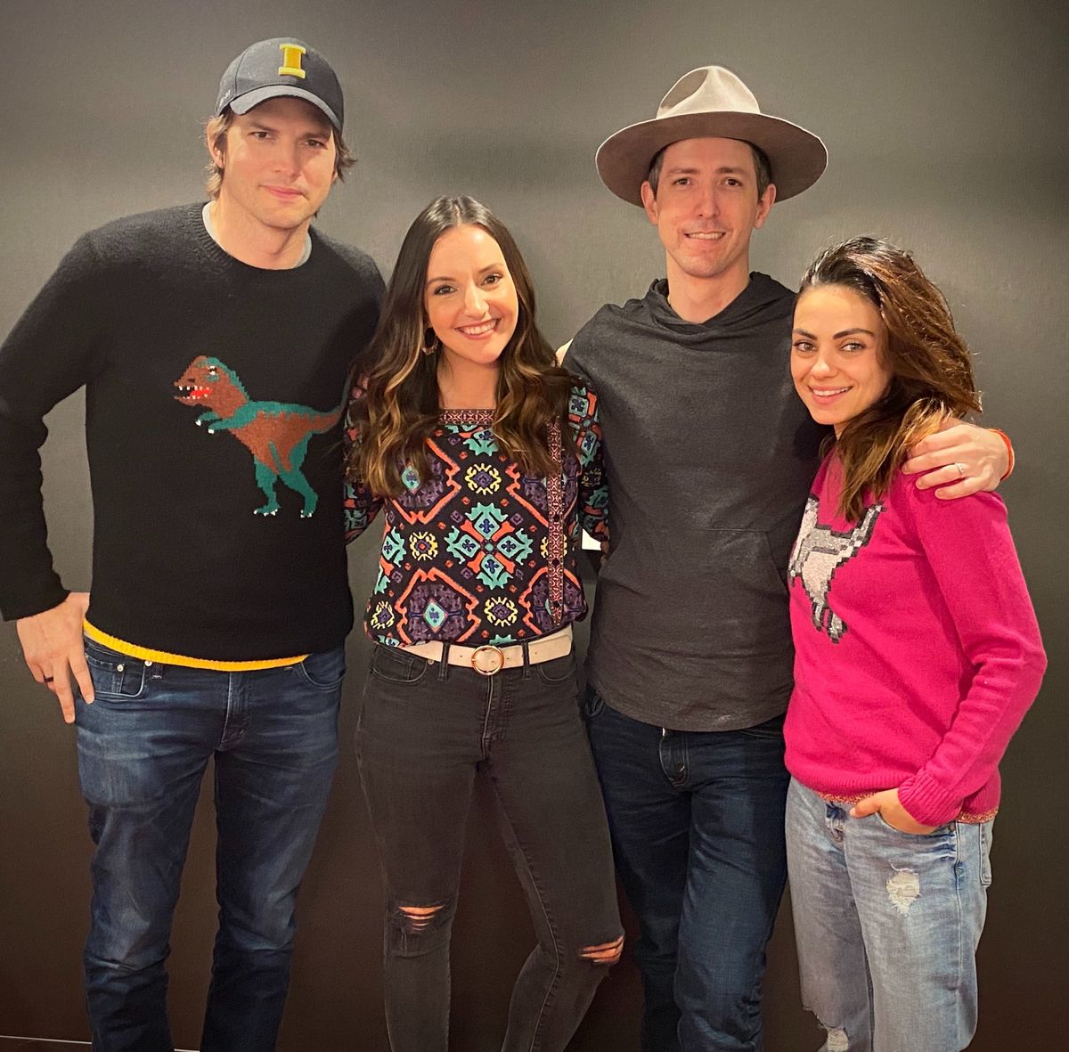 Mila Kunis + Ashton Kutcher Join Brit on Teach Me Something New