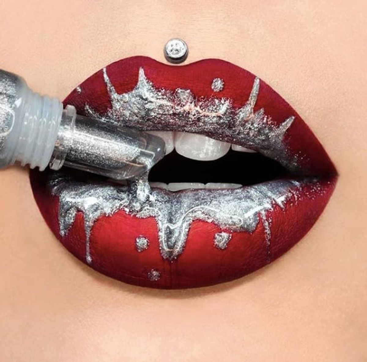 21 Insanely Intricate Lip Art Looks for Halloween Beauty