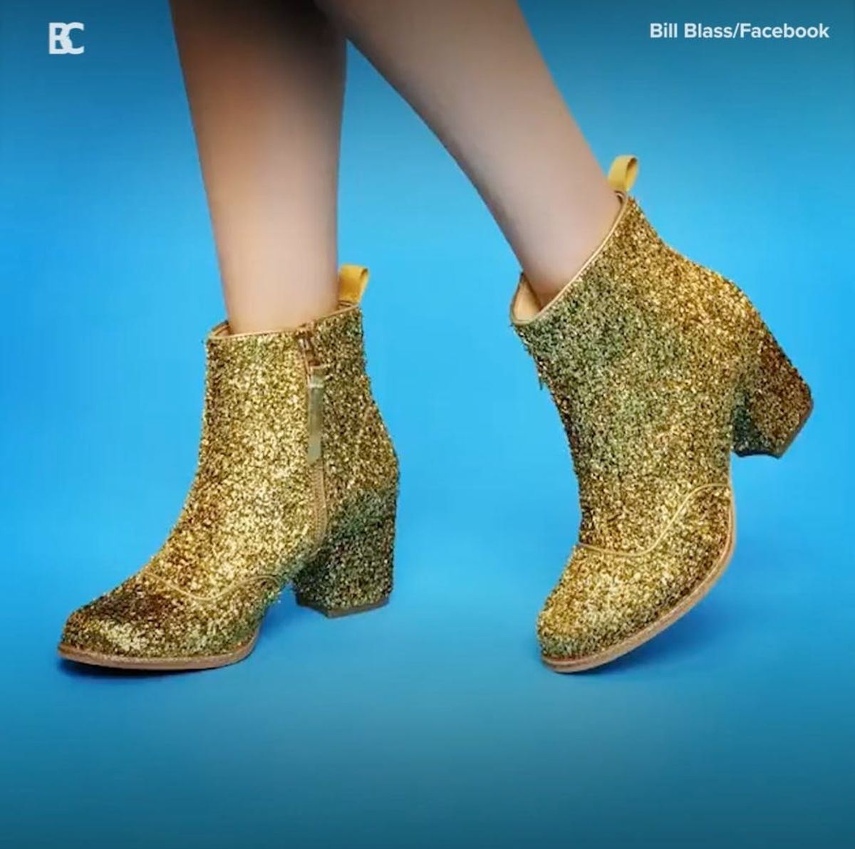 Proof That Glitter Boots Are the Shoe of the Season