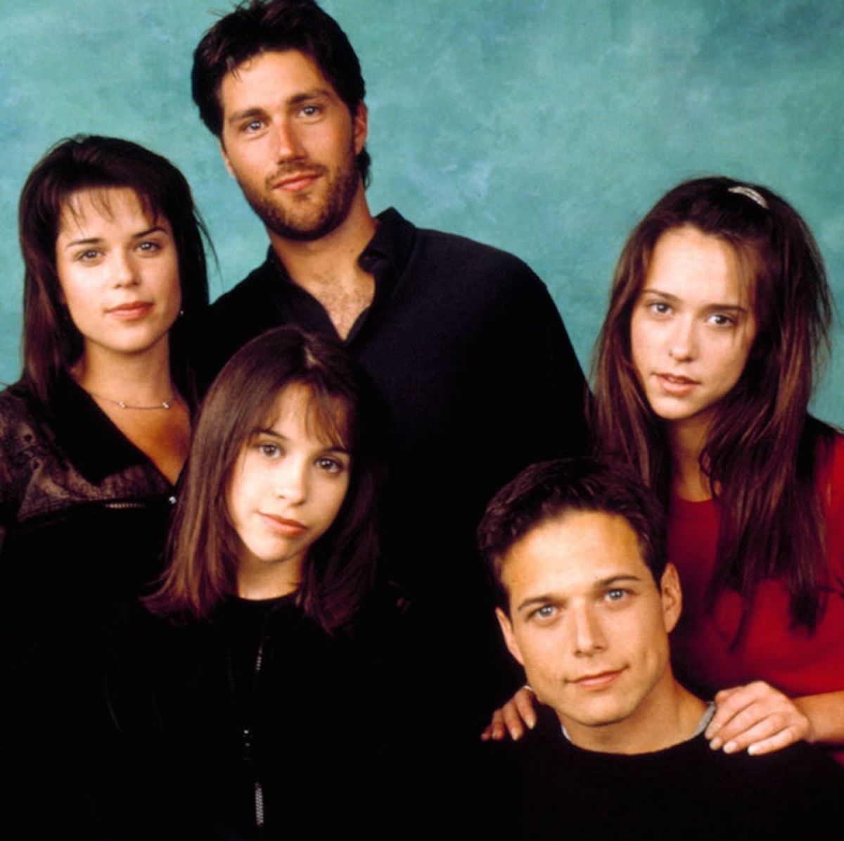 Neve Campbell and Scott Wolf Had a Mini Party of Five Reunion and Spilled Their Cast Secret