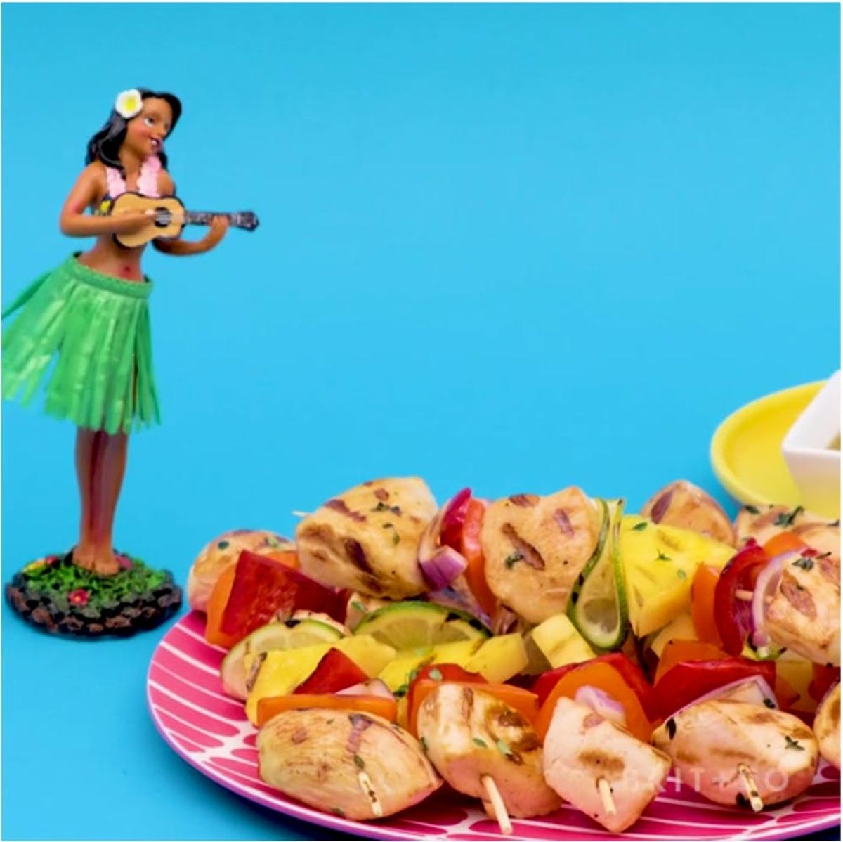 Hawaiian Luau Kebabs